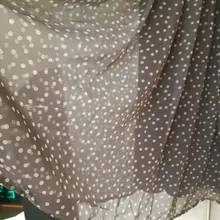 Women Summer Spring-Dress Vestidos A-Line Long-Sleeve Dot Print Midi Chiffon S.FLAVOR