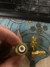Adaptador a manguera de carga de 5/16 , bomba R410A de latón para Mini aires acondicionados refrigerantes HVAC de 1/4, piezas de herramientas eléctricas R410, HOWHI