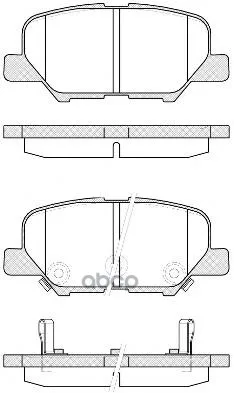Колодки Дисковые Задние Remsa 153602 Remsa арт. 153602