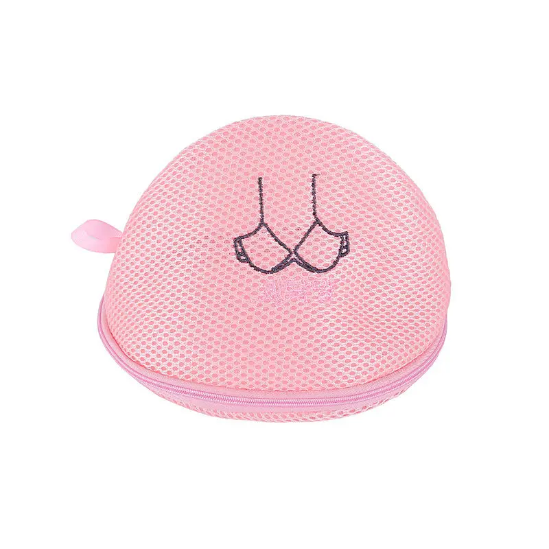 3 Colors Embroidery Laundry Bag Protected Underwear Bra Socks Dedicated Washing Pouch Zipper Mesh Lingerie Bra Laundry Wash Bags