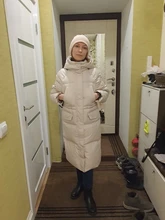 Down-Jacket SEMIR Winter Women Outwear Hooded Long New Waist for Fur-Collar Loose Young-Girl