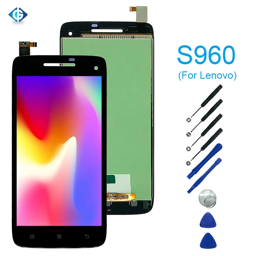5,0 ''ЖК-дисплей для lenovo S960 ЖК-дисплей сенсорный экран дигитайзер Замена для lenovo Vibe X S960 ЖК-экран Запчасти