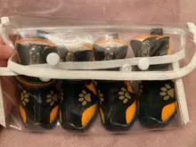 Boots Pet-Shoes Dog Large Waterproof Anti-Skid Small Winter Golden Warm Big 8-Sizes Wear-Resistant