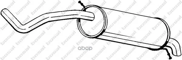 Глушитель Задний Bosal арт. 278-039