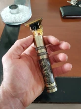 Cortadora de pelo eléctrica para hombre, afeitadora LCD de 0mm, recortadora profesional para Barbero, Máquina para cortar cabello recargable T9 USB