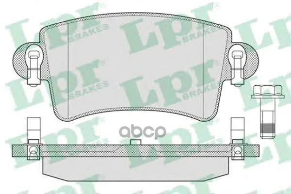 Колодки Тормозные Nissan Interstar/Opel Movano/Renault Master 98- Задние Lpr 05p791 Lpr арт. 05P791