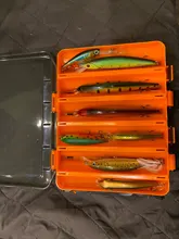 Tackle-Box Bait-Hooks Fishing-Lure BEARKING Double-Sided Compartments Professional