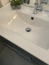 Tapa redonda para agujero de rebosadero, cubierta de desbordamiento para fregadero de cerámica, plástico/Cobre, cromado, 1 Uds.