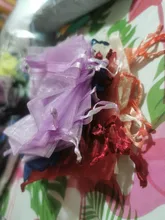 50 bolsas de Organza joyería boda bolso caramelo favores bolsas de malla bolsas de regalo