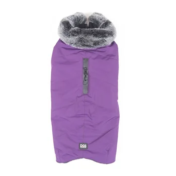 

Dog Gone Smart winter jacket with fur. Collar Tamarack jacket, P. 45,5, purple-1 pc