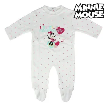 

Baby's Long-sleeved Romper Suit Minnie Mouse 74649 White