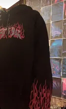 Sudadera con capucha de manga larga para mujer, ropa de verano con estampado harajuku de talla grande, estilo coreano