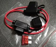 Fuse-Holders Power-Socket Inline Waterproof Blade-Type Small with 10A Auto-Car-Replacement