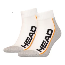 Спортивные носки HEAD; комплект из 2 пар носков; цвет белый, серый или темно-серый; унисекс