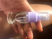 Mini botes de plástico para cosméticos, mini botellas de plástico para uso de crema cosmética para rostro, juego de 7 unidades, envases vacíos de plástico transparentes, kit de viaje