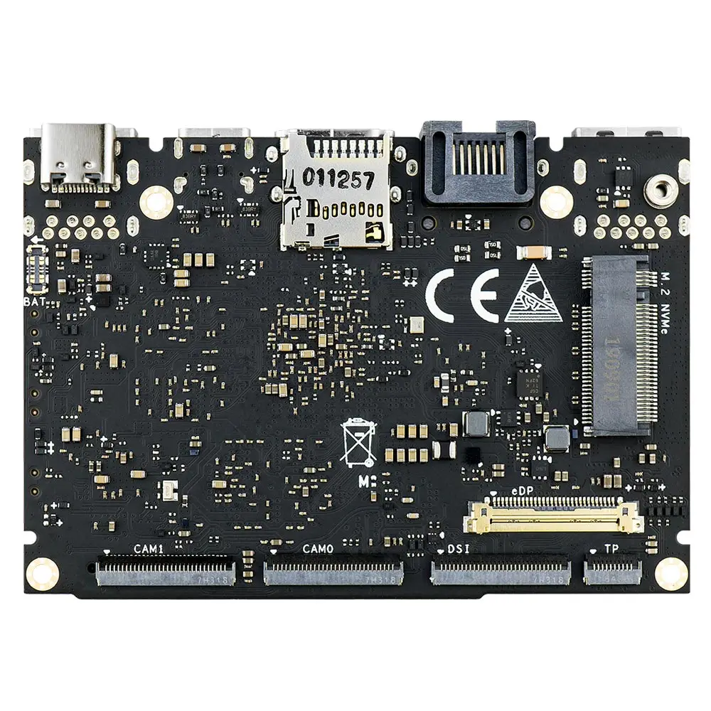 Smartfly Khadas Edge-V Rockchip RK3399 ARM SBC/одноплатный компьютер 4 Гб LPDDR4 128 ГБ EMMC поддержка Linux Ubuntu Debian Android