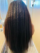 RESHINE-Peluca de cabello liso rizado 13x4, pelucas de cabello humano con encaje frontal Yaki europeo, peluca de cabello humano liso prearrancado