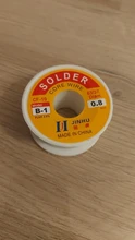 100g 0,6/0,8/1/1, 2 63/37 flujo 2.0% 45FT estaño Alambre de estaño colofonia de fundido núcleo de soldadura de alambre de soldadura rollo No-limpio