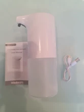 Dispensador automático de jabón con Sensor de inducción infrarrojo, dispositivo desinfectante de manos para baño, espuma sin contacto
