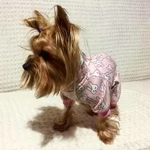 Pyjama Clothing Dog-Puppy-Jumpsuit Sleepingwear Warm Dogs Yorkshir-35 for Small Cat Medium
