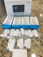 WIFI inalámbrico GSM sistema de alarma de seguridad para el hogar para Tuya. De vida inteligente APP con Detector Sensor de movimiento Compatible con Alexa y Google