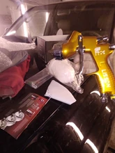 GTI pro lite-pistola de pintura dorada TE20/T110, boquilla de 1,3mm, pistola de aire a base de agua para pintura de coche