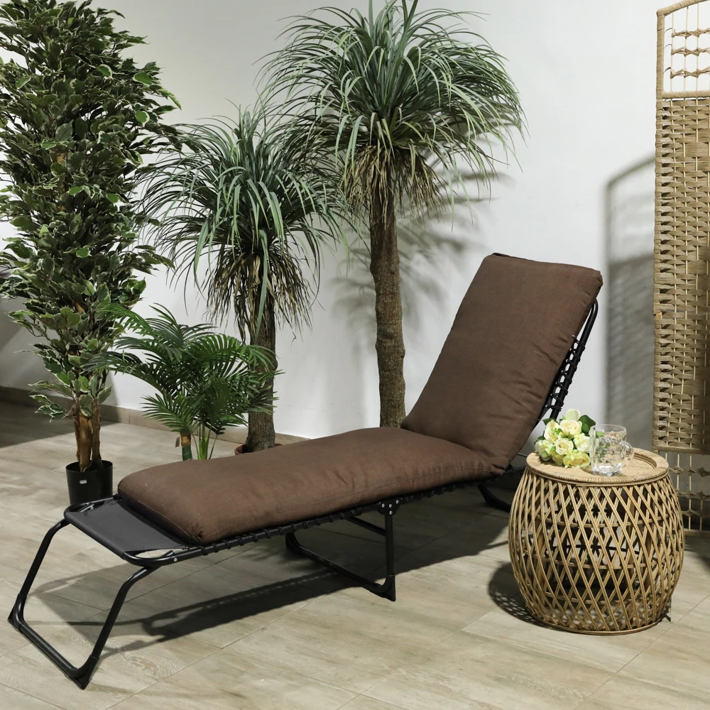 Tumbona Exterior, Jardín, plegable - hiperBUY