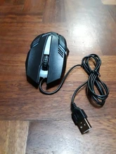 S1 USB Wired Gaming Mouse 7 Colors LED Backlight Ergonomics Gamer Mouse Flank Cable Optical