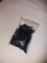 Ejes de dardos negros de 27mm, puntas suaves, tubo profesional, accesorios de repuesto para Hilo de plástico, para juegos, 100 Uds.