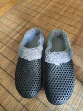 Couple Slippers Mules Garden Clogs Fuzzy Plush Warm PULOMIES Women Indoor And Winter
