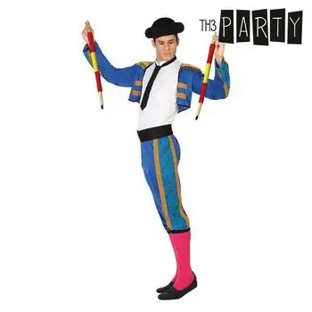 

Costume for Adults Male bullfighter Blue (6 Pcs)