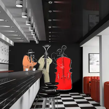 

Wall mural-musical instruments (jazz) - 300x231 cm