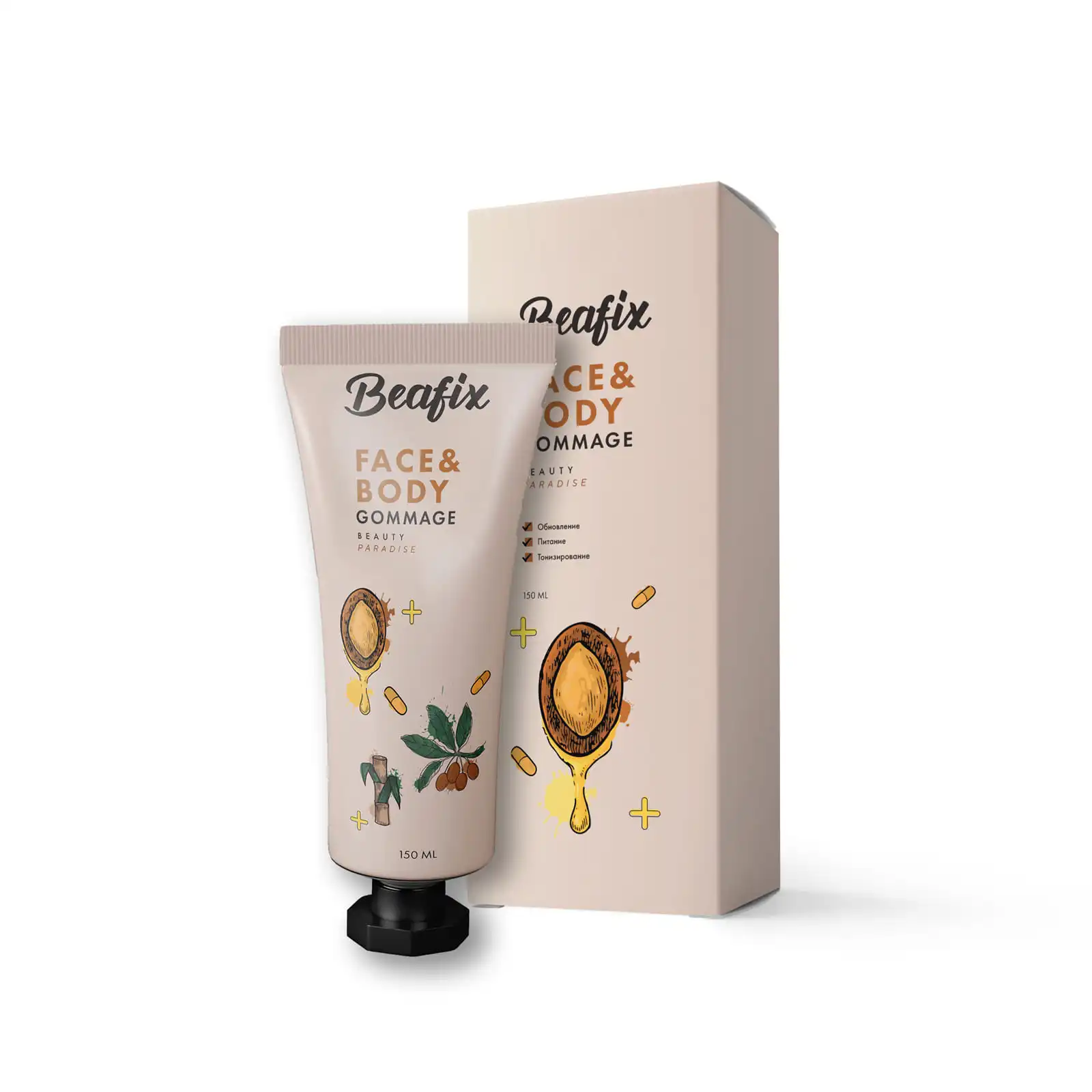 Гоммаж для лица и тела Beafix Beauty Paradise Face and Body Gommage |