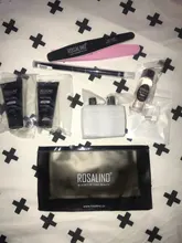 ROSALIND-1 Uds. De esponjas para pulir uñas acrílicas, para manicura de uñas artísticas