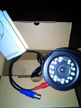 ZOSI-cámara de seguridad CCTV HD-TVI, lente de 1080mm, 24 LED IR, visión nocturna de 65 pies, cámara de vigilancia a prueba de polvo para exteriores, 3,6 P