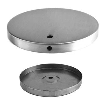

Basis for foot in steel matte diameter 185mm off-center