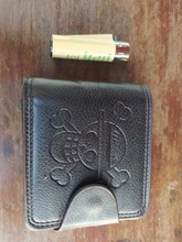 Cartera de cuero sintético de One Piece para hombre y mujer, cartera con relieve de calavera de Luffy, tarjetero corto, monedero para regalo