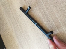 KAK 2 ~ 24 de la puerta de la cocina Bar tira hacia manija perillas del gabinete, 10mm de diámetro de acero inoxidable manija, herrajes para muebles