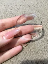 Utensilio de extensión de pestañas de alta calidad, piedra de Jade redonda, soporte de pegamento para pestañas, paleta adhesiva