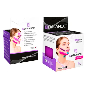 

Kinesio teip face bbalance face pack (5 cm * 5 m) silk-purple