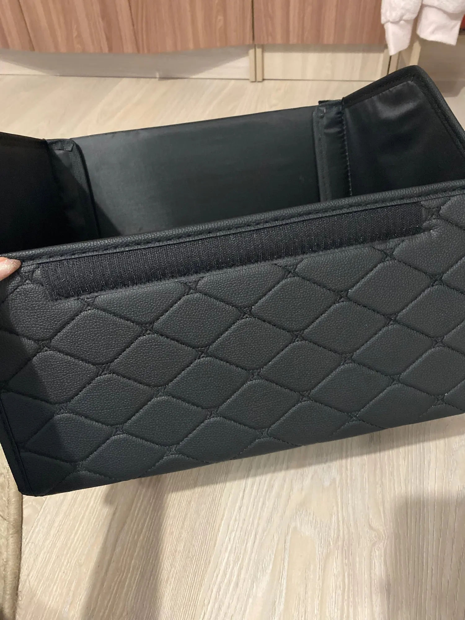 YAZGAN Kofferraum-Organizer, Rutschfester Kofferraum, Leder,  Aufbewahrungsbox, Werkzeugtasche – geeignet für Volvo xc60xc40s90s60xc90,E