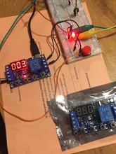 Circuit-Board Trigger Timing-Control-Module Delay-Switch Led-Light Cycle-Timer Time-Delay