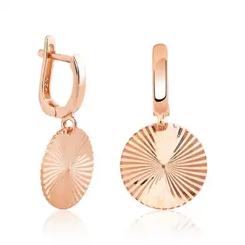 

Merve Silver Silver Pattern Pink Sequins Earrings