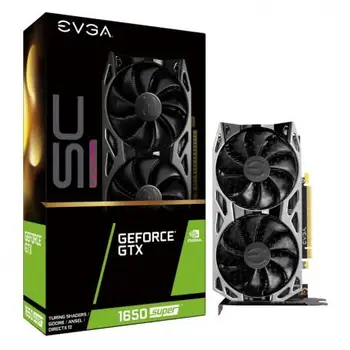 

GRAPHICS CARD EVGA GEFORCE GTX 1650 SUPER SC ULTRA GAMING - 4GB GDDR6 - 1755 MHZ - PCI 3.0 - HDMI - DISPLAYPORT-DVI-D-I