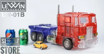 

[Show.Z Store] Lewin Resources LW-01B LW01B OP Clear Limited Edition w/ LED Transformation Action Figure