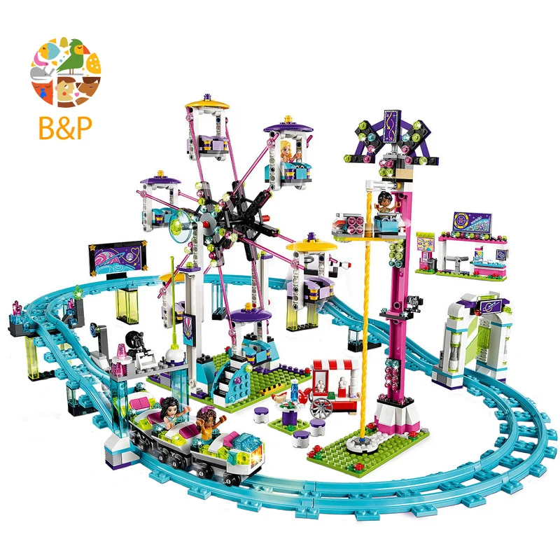 41130 1136cs Друзья серии парк развлечений 3D модель кирпичные игрушки для детей 10563 строительный блок подарок