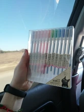 Lote de 12 bolígrafos creativos de Gel de 0,5mm, 12 colores, marcadores de tinta de color, papelería, estilo de moda, regalo de artículos de oficina