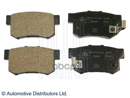 Колодки Тормозные Honda Accord 90-/Civic 97-/Cr-V Ii/Fr-V/Prelude 92-00 Задние Blue Print Adh24247 Blue Print арт. ADH24247