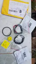 6mm Natural stone beads Bracelet 2pcs/set CZ Ball Beaded bracciali femme Friends Bracelets