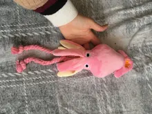 Calamar bonito y pequeño sonido de juguete de perro BB, mascota de peluche, cuerda de perrito, mordedores de juguete con sonido rosa para gato